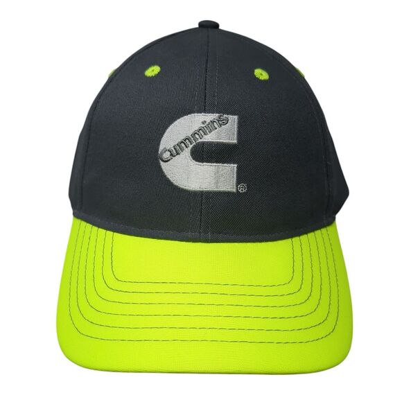 Cummins Strapback Hat Multi One Size Adjustable Embroidered Colorblock - Picture 1 of 8